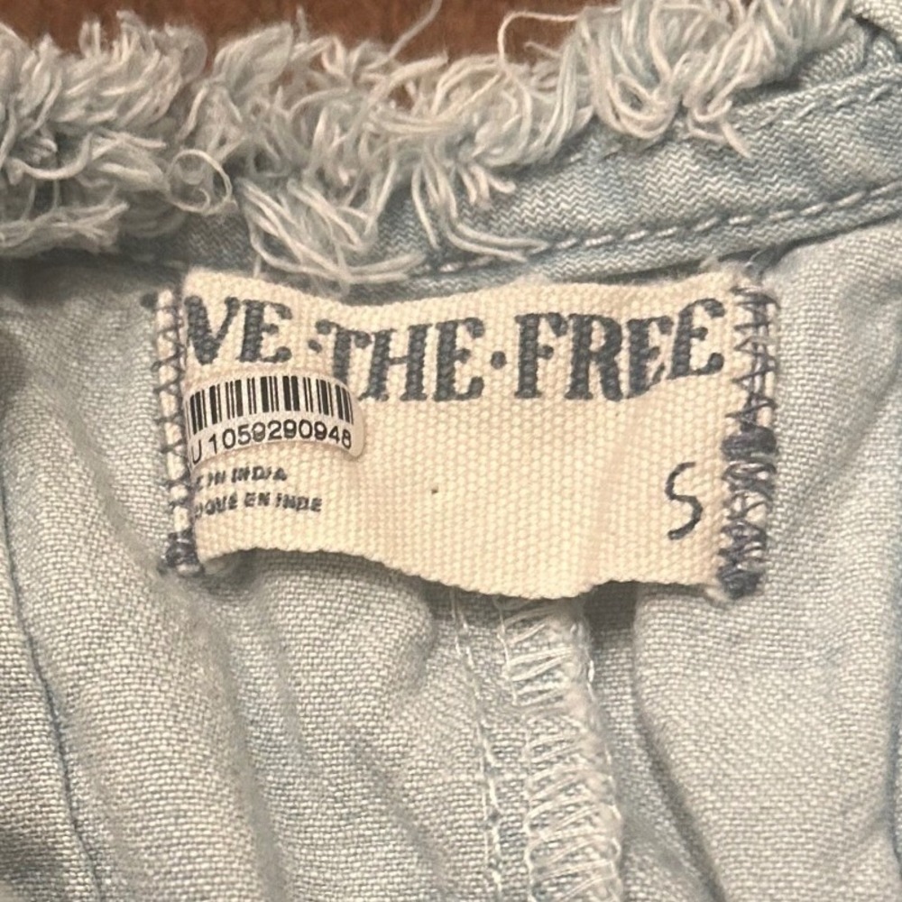 Free People Light Blue Denim Romper - Picture 7 of 10